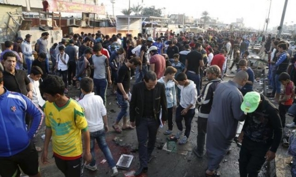 Đánh bom tự sát kép ở Baghdad khiến 70 người thiệt mạng